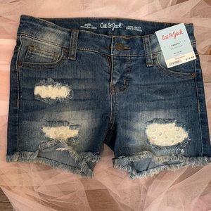 Girls Cat & Jack Denim Shorts